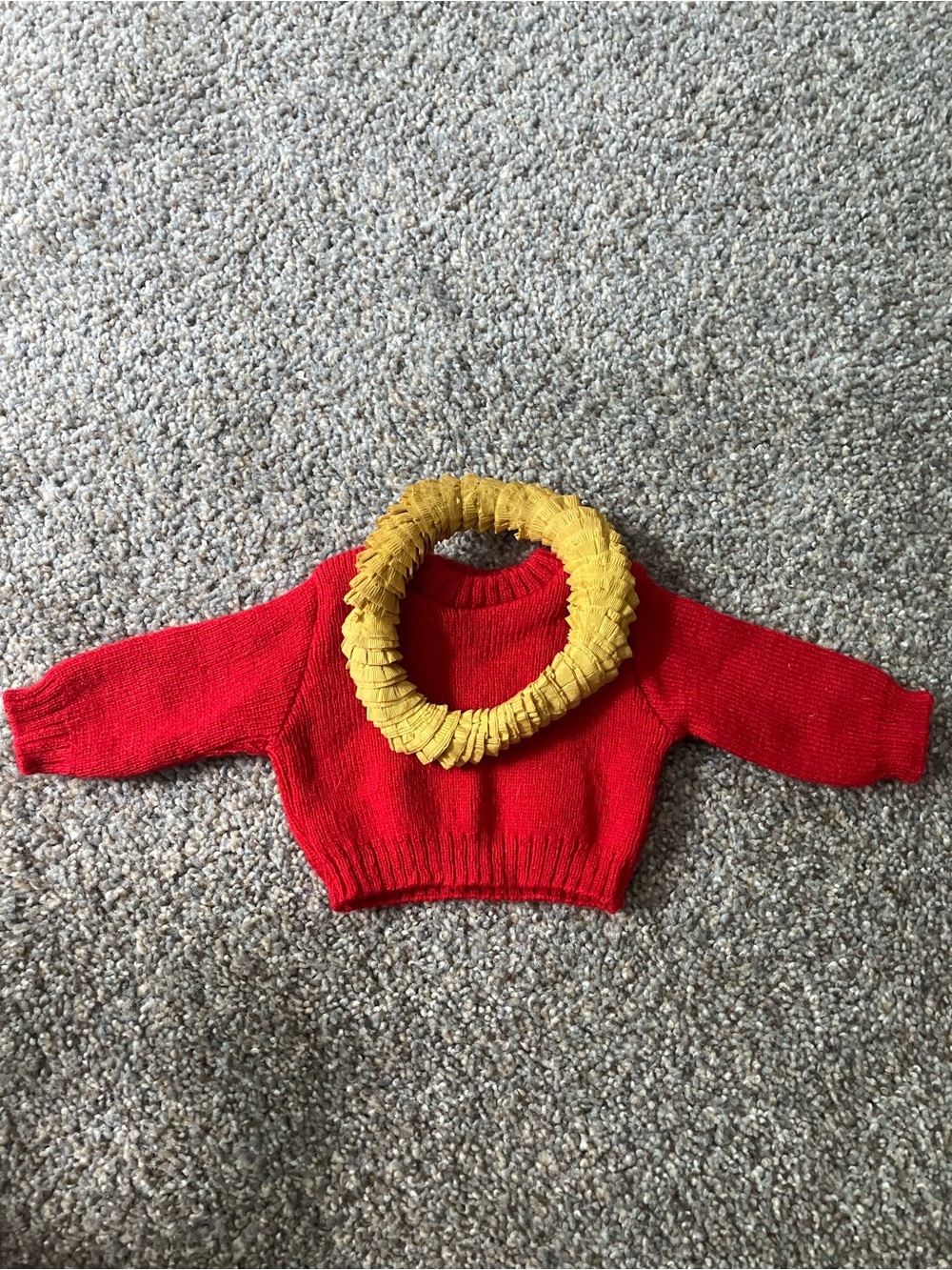 American Girl Doll Molly’s Halloween Costume - Sweater and Lei